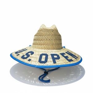 G/Fore US Open Straw Sun Hat with Blue Trim